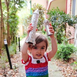 Easy aluminium foil rocket