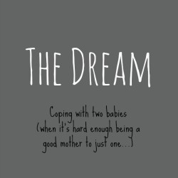 The Dream - Coping with two babies when it is hard enough being a good mother to just one