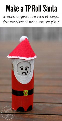 Emo Santa doll, with changeable facial expression – Danya Banya