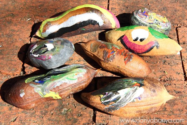 Painting on Seed Pods