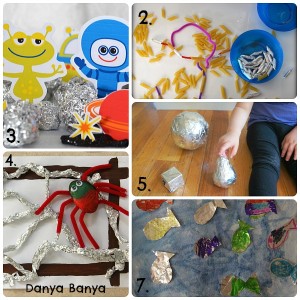 20 Fine Motor Activities With Aluminium Foil – Danya Banya