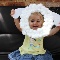 Paper Plate Sheep Mask for Kids – Danya Banya