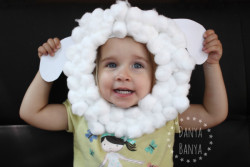 Paper Plate Sheep Mask for Kids – Danya Banya