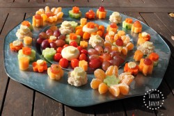 Fun & Healthy! Fruit, vegetable and cheese platter