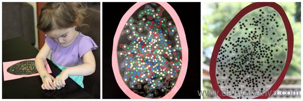 Stained Glass Egg Craft