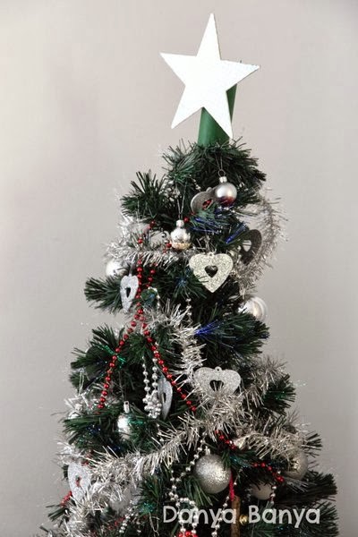 How to Make a Candy Cane Star Tree Topper - Adventures of a DIY Mom