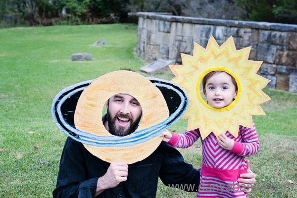 How to make Sun and Saturn Face Masks – Danya Banya