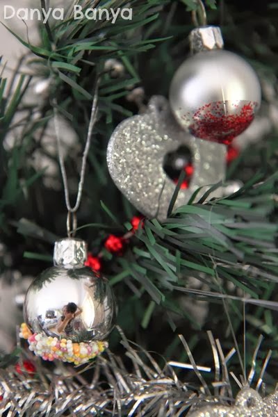 Kid-made DIY Christmas tree decorations