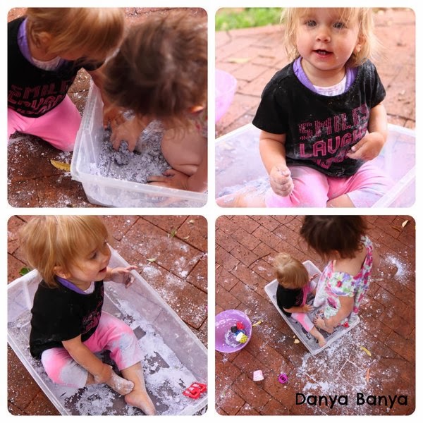 Foam Sensory Dough - let the kids get messy!