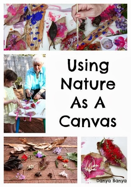 Using Nature as a Canvas - learning about and painting with the flora of our neighbourhood.