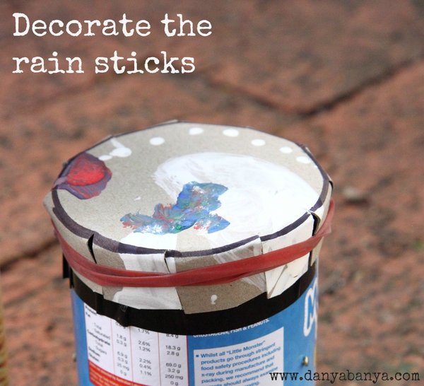 decorate the rain sticks