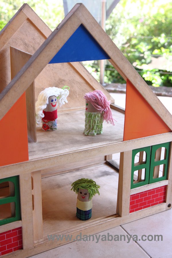 upcycled dolls house