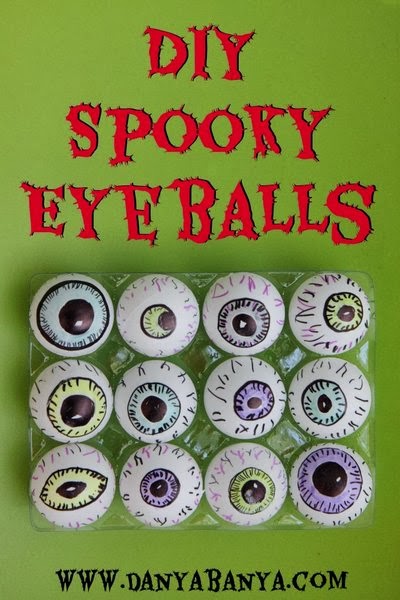 Diy Spooky Bloodshot Eyeballs Danya Banya