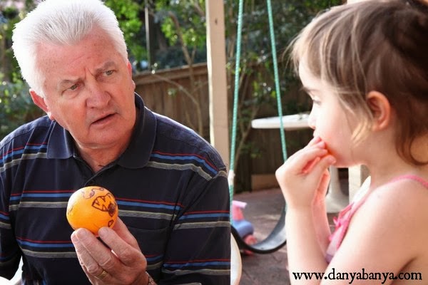 Creating an orange face